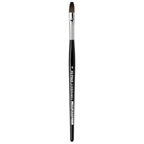 da Vinci Watercolor Series 5898 Casaneo Paint Brush, Flat New Wave Synthetics, Size 8 Cover