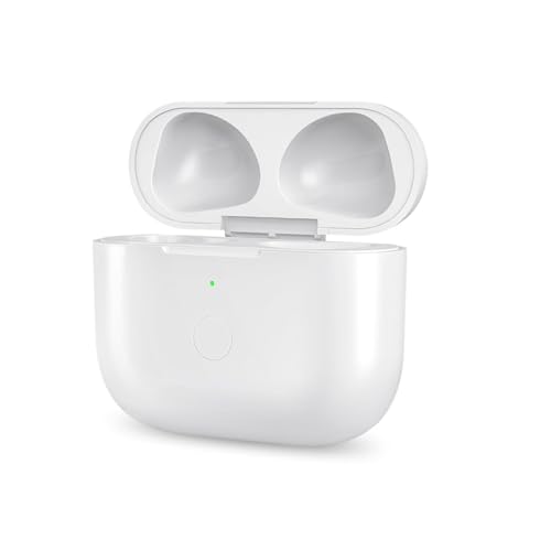 CIVPOWER Updated Charging Case Replacement Compatible with Air Pods 3rd Generation, Wireless Air Pods 3 Charger Case with Pairing Sync Button Without Earbuds, White