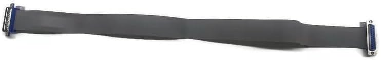 25 Wire DB25 Male to DB25 Female 2ft D-Sub Flat Ribbon Cable for Parallel SCSI