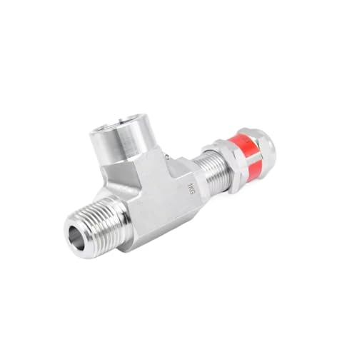 Válvula de seguridad de acero inoxidable 316 1/4 NPT angular 2