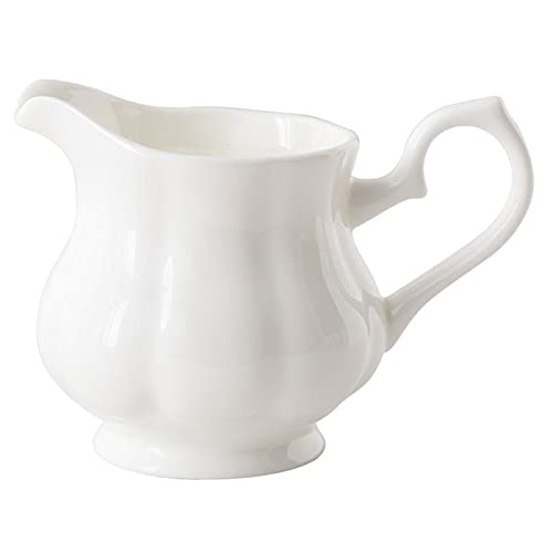 Sauce Boat Gravy Boats Serveware Dining Gravy Boat French Milk Cup Coffee Utensil Pot Household Seasoning Pot Modern Bone China Creamer Cup English Sugar Bowl Suitable For Latte Cappuccino Hot Cocoa 2 #TOP13