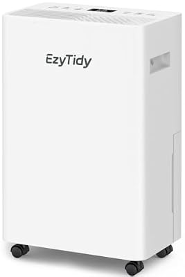 40 Pint Dehumidifier for Basement up to 2800 Sq.Ft, ozeeco Home Dehumidifier with Drain Hose, Humidity Control, Ultra Quiet, Child Lock, 24H Timer for Bedroom, Bathroom, RV