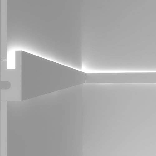 EL301 - indirect Lighting Cove Moulding & Wall Washer Profile for LED Strip (45,27 inch Long)