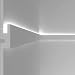 Produktbild Stuckleiste Wandleiste Deckenleiste Lichtleiste für indirekte LED Beleuchtung - EL301 Eleni Lighting Italy - 1,15m