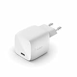 Belkin cargador doble de pared USB-C de 37 W para teléfono, puerto USB-C PD de 25 W y puerto USB-A de 12 W, carga rápida para Galaxy S22, Ultra, Plus, Note 20, la serie iPhone 13 y muchos otros