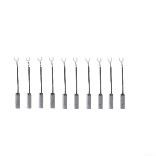 Image of 10Pcs J204 Carbon Brush Set for Electric Motor Generator Alternator Repair, High Conductivity Replacement Parts in 8x10x32mm to 12.5x12.5x32mm Sizes(10x10x32mm)