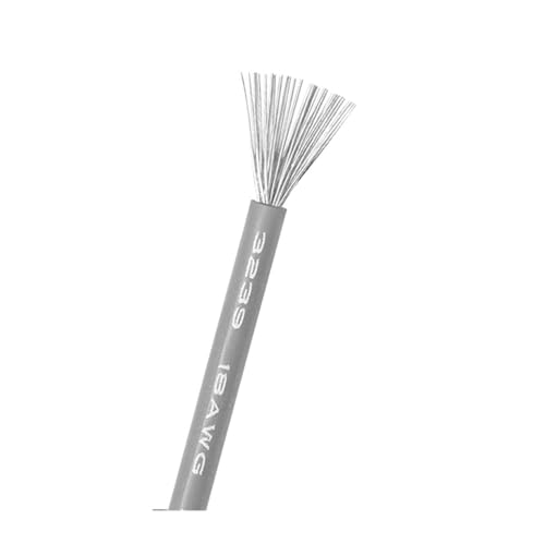 2 ���[�g��/5 ���[�g�� UL3239 �V���R�[�� ���C���[�����b�L�� 30 28 26 24 AWG �X�s�[�J�[�d�q�P�[�u��(GRAY,5 m 28AWG)