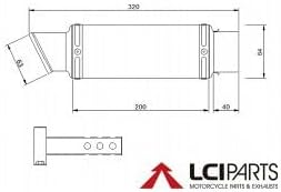 ZX-14R ZZR1400 ZX14R 2012-2022 LCIPARTS ショートステンレススリップ