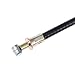 BYOBYO Universal Coate Front Drum Brake Cable Black Wire 1.35M Car Part for Motorcycle Bike