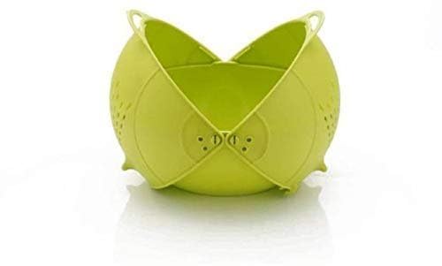 Double Foldable Rice Bowl - Space-Saving, Collapsible Bowl for Kitchen & Dining - Easy to Store, Durable Design 2