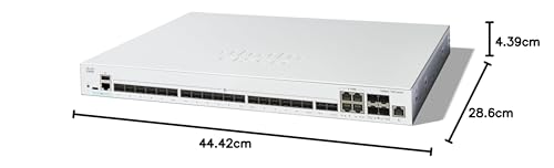Image of Cisco Catalyst 1300-24XS Managed Switch, 20 Port 10G SFP+, 4x10GE SFP+ Combo, Limited Lifetime Protection (C1300-24XS)