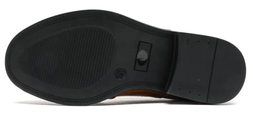 Kkdom Boy's Classic Wingtip Lace Up Oxfords Dress Shoes Yellow #TOP6