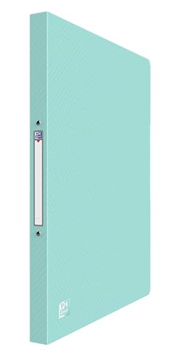 Oxford Urban Ringbuch-Ordner A4, aus Kunststoff, 2cm Rückenbreite, 2 Ringe, blickdicht sortiert pastell, 10 Stück