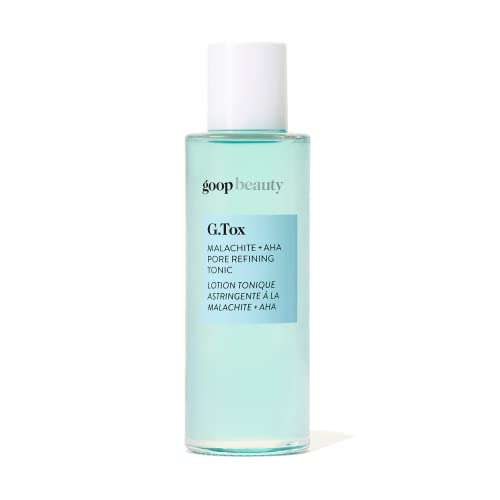 Goop Beauty Malachite & Aha Pore Refining Facial Toner | Pore Tightening & Pore Minimizing Toner | Dermatologist Tested | 3.2 Fl Oz | Face Toner To Refine Texture |Silicone And Paraben Free #TOP7