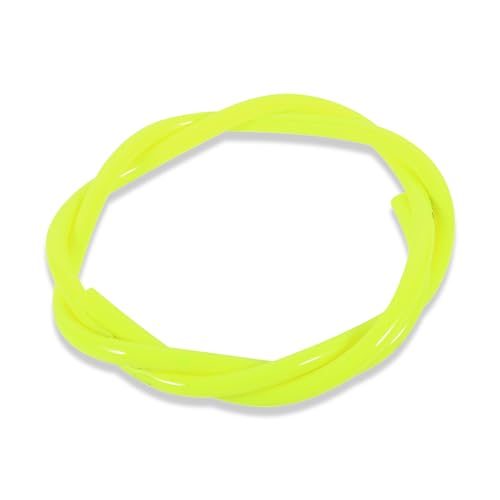 Image of Colorful Gas Petrol Fuel Line Hose Tube Pipe, Petrol 1 /4 inch 3 Feet for Motorcycle Dirt Pit Bike ATV Snowmobile PWC Jet Ski Polyurethane(Yellow)
