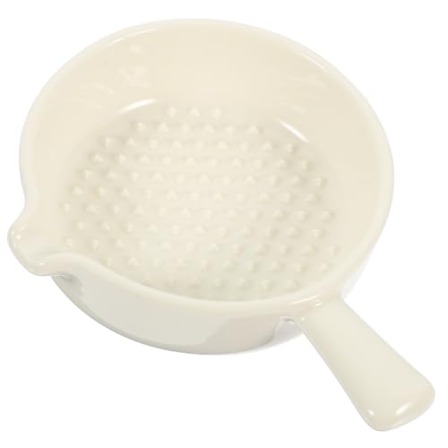 COLLBATH Dumpling Seasoning Plate Sauce Plates Food Seasoning Dishes Blove Sauce Pretzel Rods for Saucers Bread Bowl Dish Pan Chili Sauce Container Small Dipping Bowls Mini White Ceramics