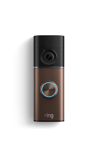 Image of Ring Interchangeable Faceplate - Compatible with Battery Doorbell Plus (2nd Gen) and Battery Doorbell Pro (2nd Gen), Polished Mocha