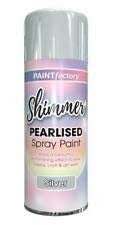 Paint Factory Shimmer Pearlised Spray Paint - Silver 400ml