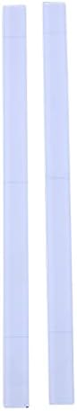 ZSDFW 2PCS Measuring Dough Thickness Strips Rolling Pin Guides Measuring Dough Strips for Kitchen Baking Pizza Cookie Noodles,2.5 * 40 * 0.3Cm