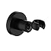 KANARY ALL BRASS Handheld Shower Bracket Hand Held Shower (Round, Matte Black)