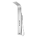 Produktbild Aloni Duschpaneel mit Thermostat Duschsäule 5 Funktionen Regendusche Duschsystem mit Armatur Dusche Komplett Chrom
