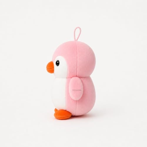 Image of Baby Penguin Soft Toy for Girls Boys Kids, Pink, Animal Plush Stuffed Teddy Gift Birthday, 18 cm