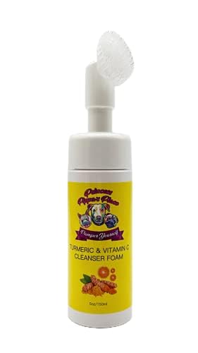 Princess Pippa's Place Deep Cleansing Foaming Face Wash With Attached Exfolliating Silicone Scrub Brush (Turmeric) For Men And Women (5 Oz) #TOP6