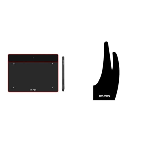 Image of XP-Pen Deco Fun S Red Graphics Tablet 6.3 x 4 Inch Pen Tablet with 8192 Levels Pressure Sensitivity