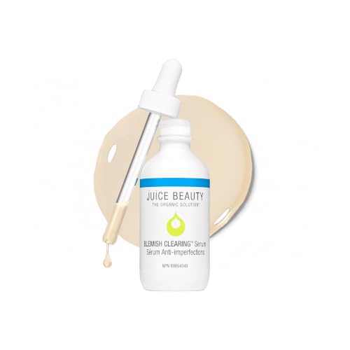 Juice Beauty Blemish Clearing Salicylic Acid Serum - Acne Treatment & Pore Minimizer - Reduces Breakouts & Evens Skin Texture - With Willow Bark & Green Tea - Vegan - 60ml