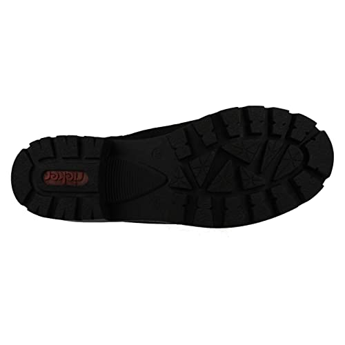 Rieker Acorn II Womens Chelsea Boots 39 Medium Noir