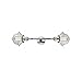 Innovations 208L-PC-G532 2 Vertical Bath Vanity Light, Polished Chrome
