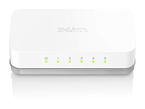 D-Link Switch Fast 5 Portas 100Mbps DES-1005C, Branco