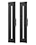 EDISHINE 23.6" Long Modern Outdoor Wall Lights, 2 Pack Rectangular Wall Mount Lighting Fixture, Iron & Acrylic, 3CCT, IP65 Waterproof, Dimmable LED Exterior Wall Sconce for Garage, Patio, Black