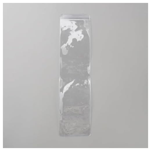 20 Pcs Reclosable Long Jewelry Bags Clear, 3.3x11.8inch(8.5x30cm) Necklace PVC Necklace Display Bag Transparent Zip Lock Bags for Packaging Jewelry Shipping Incense