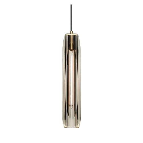Lampe suspendue en cristal et cuivre pour illuminer votre table