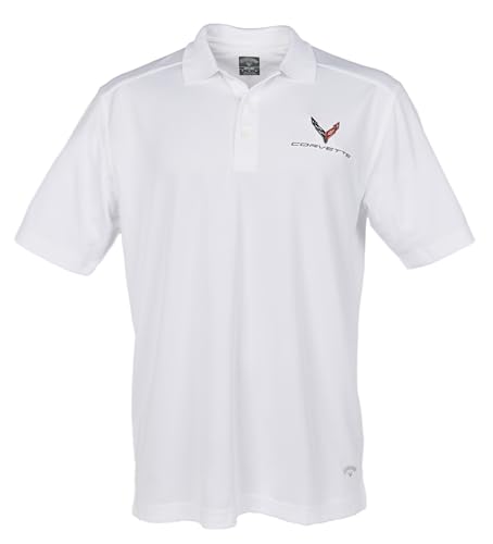 C8 Corvette Next Generation Dry Core Performance Polo Shirt - Officially Licensed by GM