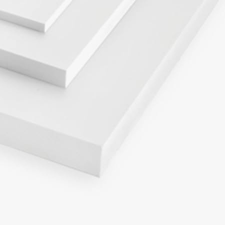 Pannello FOREX PVC 10 MM - Formato CM: 10/20/30/40/50/60/70/80/90/100 (40X40 CM, Bianco)