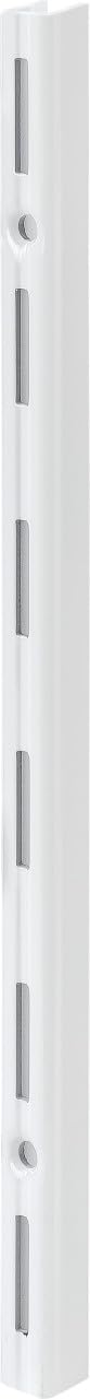 TrendLine Wandschiene 1-reihig weiß 150 x 1,5 cm Wandschiene