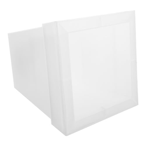 Happyyami Fioriera Da Esterno Quadrata Luce Solare, Vaso Luminoso in Plastica, Lampada Da Giardino a Energia Solare Per Terrazzi e Balconi, Illuminazione Automatica Notturna