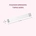 SLICKFIX Fashion Dressing Tape (Pack of 18) Invisible Double-Sided Body Tape (Fabric and Skin Friendly) Strong Adhesive for All Day use | Transparent, Clear
