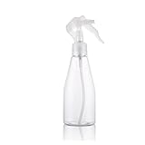 Buena calidad: Paquete de 1 piezas Mini botella de spray, cada capacidad de 200 ml, hecha de plástico PET de alta calidad, que es no tóxico, duradero y altamente transparente.