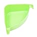 Amosfun Bathroom Corner Shelf Suction Cup Storage Rack Green Wall Triangle Design Suction Cup Bathroom Organizer Easy Install No Tools