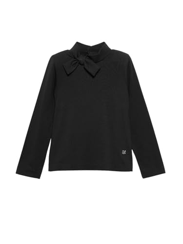 Abel & Lula Knitting Turtleneck for Girls Black