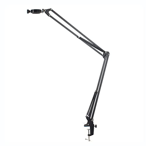 ラボ用顕微鏡アクセサリー アルミ合金スタンド顕微鏡カメラスタンドホルダーブラケットリフト足場テーブルフレーム顕微鏡修理用はんだ付け(370mm 50mm Install)