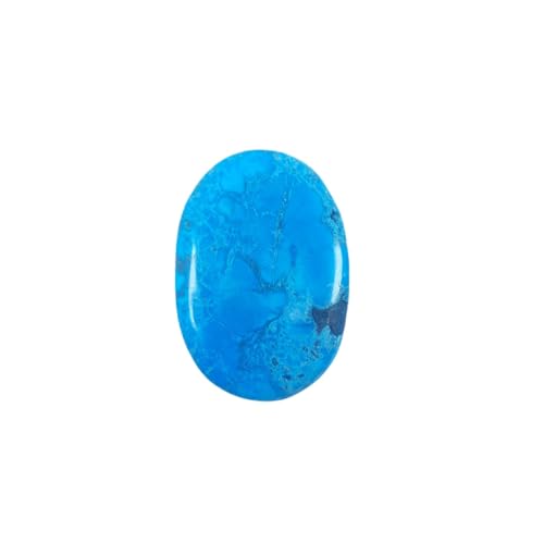 Turquoise naturelle 92 carats cabochon ovale pierre gemme en vrac pour bague DIY