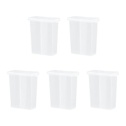 5pcs Travel Spice Shakers, Portable Plastic Tiny Mini Salt Pepper