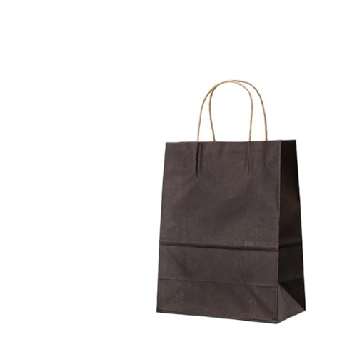 Sac en papier avec poignée pour vos cadeaux d'invités et événements créatifs - 40pcs Black