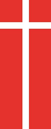 Drapeau du Danemark portrait 120 x 300 cm U24 idéal pavoisement institutionnel