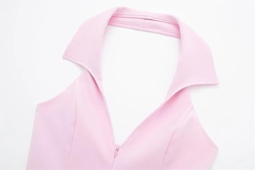 Women Casual Skirts Shorts Set V Neck Neck Backless Vest Top Summer Sexy Shorts Skirts Sets4