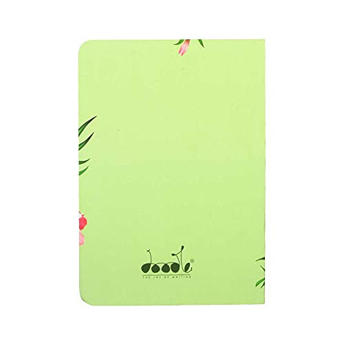 doodle - THE JOY OF WRITING Paper Initial V Lasercut Diary Notebook (6.69 X 4.72 X 0.5 Inches, 192 Pages, 80 GSM) for Girls